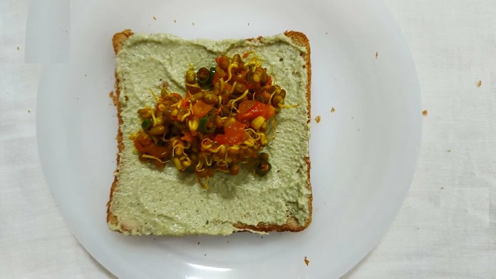 Sprouts Mung Grilled Sandwich