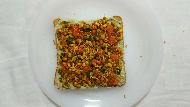 Sprouts Mung Grilled Sandwich