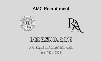 AMC Recruitment 2024 For Various Posts On a Contractual Basis
