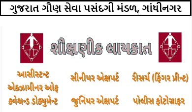 GSSSB Lab Assistant શૈક્ષણિક લાયકાત 2024